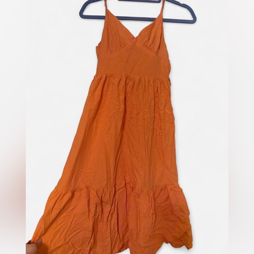 Japna Bright Orange Dress